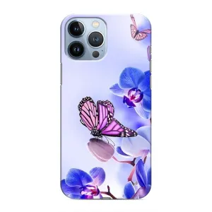 Чехлы с Цветами для iPhone 13 Pro Max (VPrint) (Бабочка на цветочке)