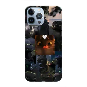 Чехол как приручить дракона на iPhone 13 Pro Max (Дракон коллаж)