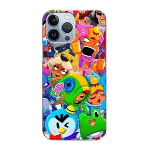Чехол для iPhone 13 Pro Max Бравл Старс (VPrint) (герои Бравл Старс)