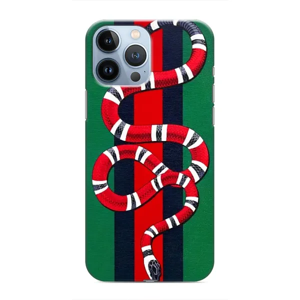Чехол с принтом «Gucci змия» для iPhone 13 Pro Max