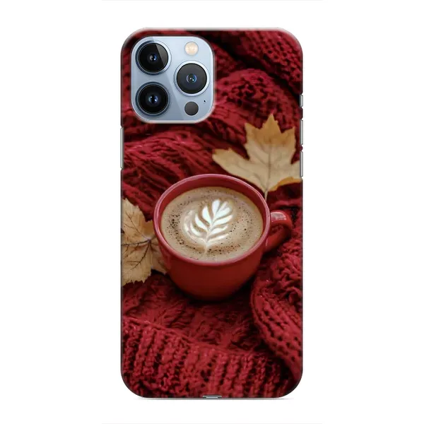 Чохол з принтом «Кава на ковдрі» для iPhone 13 Pro Max