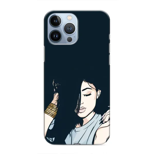 Чохол з принтом «Гарна дівчина» для iPhone 13 Pro Max