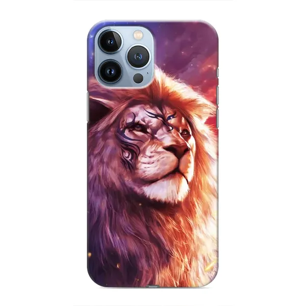 Чохол з принтом «Красочний Лев» для iPhone 13 Pro Max