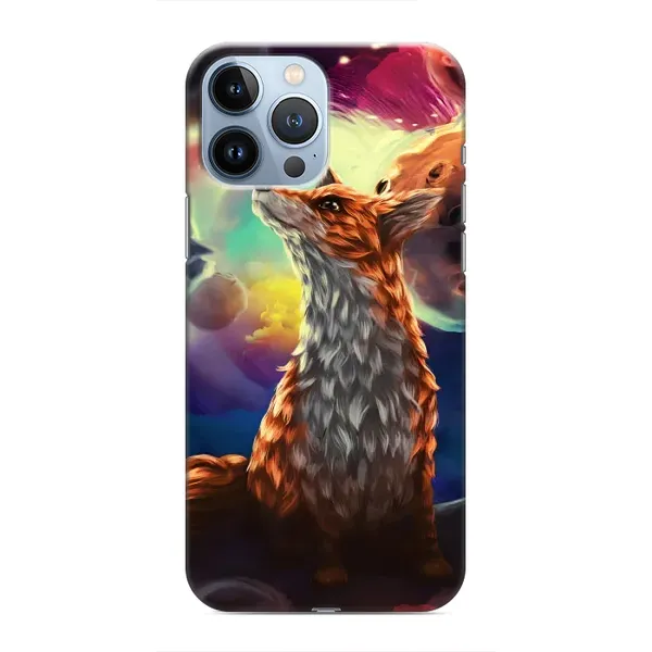 Чохол з принтом «Лисичка в космосі» для iPhone 13 Pro Max