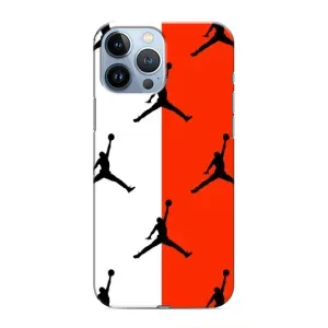 Чохли для iPhone 13 Pro Max - з картинкою JORDAN (AlphaPrint) (Лого Джордан)
