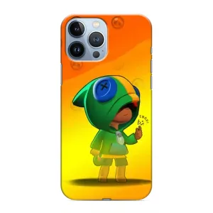 Чехол для iPhone 13 Pro Max Бравл Старс (VPrint) (Мальчик Леон)