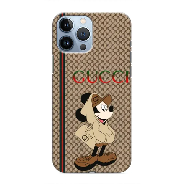 Чехол с принтом «Mickey GUCCI» для iPhone 13 Pro Max