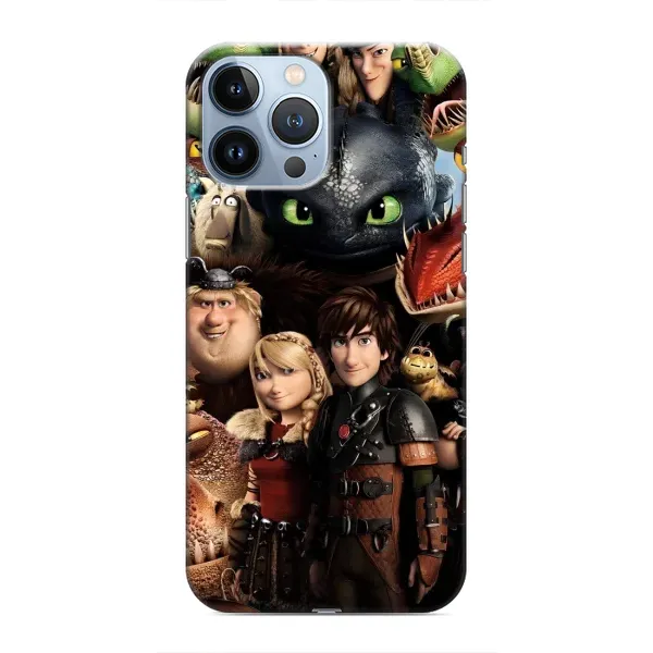 Чохол з принтом «Персонажі дракона» для iPhone 13 Pro Max