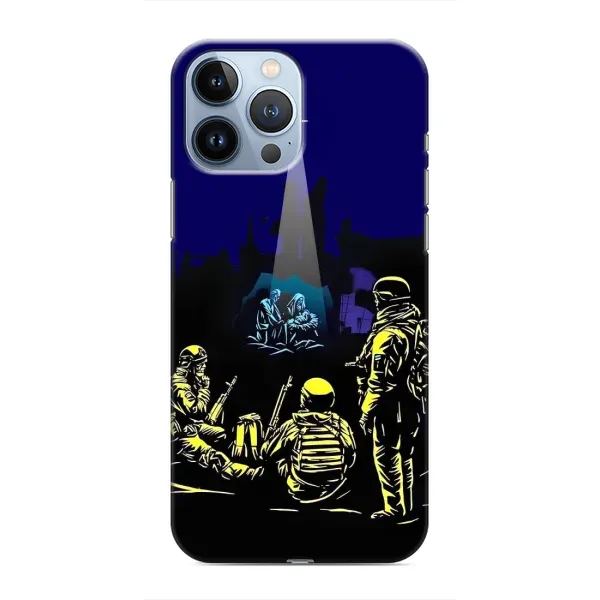 Чехол с принтом «Рождество в Украине» для iPhone 13 Pro Max