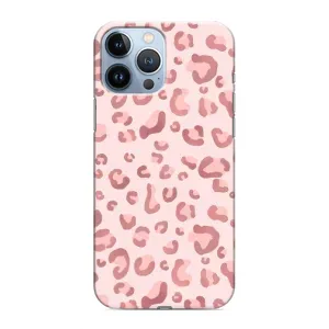 Чохол з розовим принтом для iPhone 13 Pro Max (Рожевий леопард)