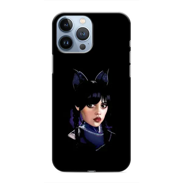 Чохол з принтом «серйозна Венздей» для iPhone 13 Pro Max