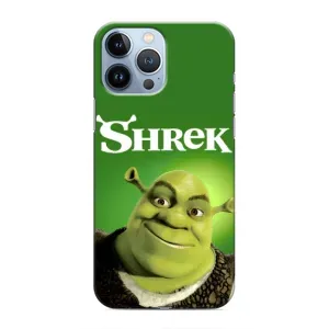 Чехол с мультфильмом Шрек на iPhone 13 Pro Max (Улыбающийся Шрек)