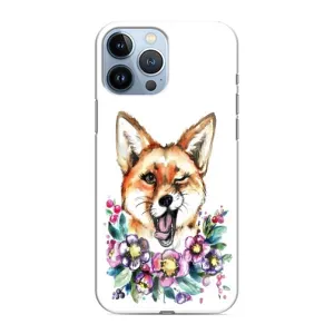 Чехлы с картинкой Лисички для iPhone 13 Pro Max (VPrint) (Веселая лисичка)
