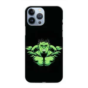 Чехлы с героями Марвел iPhone 13 Pro Max (VPrint) (Зелёный Халк)