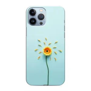 Чехлы с Цветами для iPhone 13 Pro Max (VPrint) (Желтый цветок)