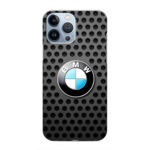 Чохол для Ейпл 13 Про Макс - з принтом БМВ (AlphaPrint) (Знак БМВ)