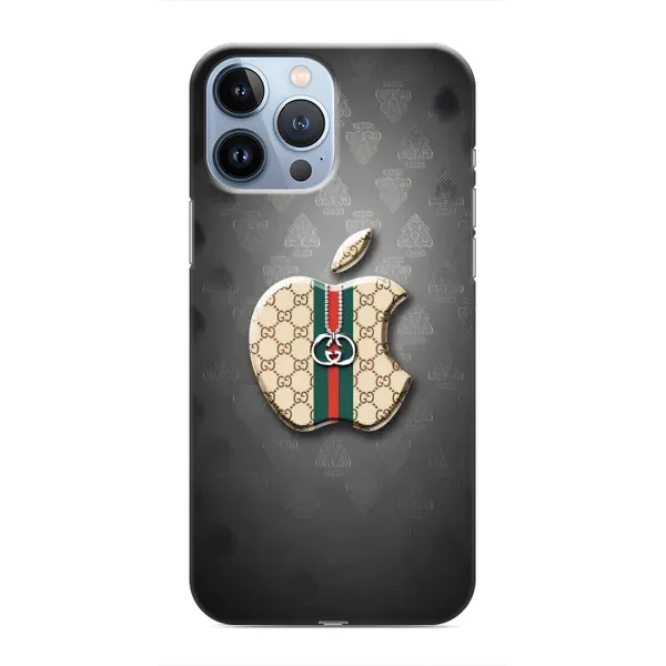 Чохол з принтом «Apple gucci» для iPhone 13 Pro