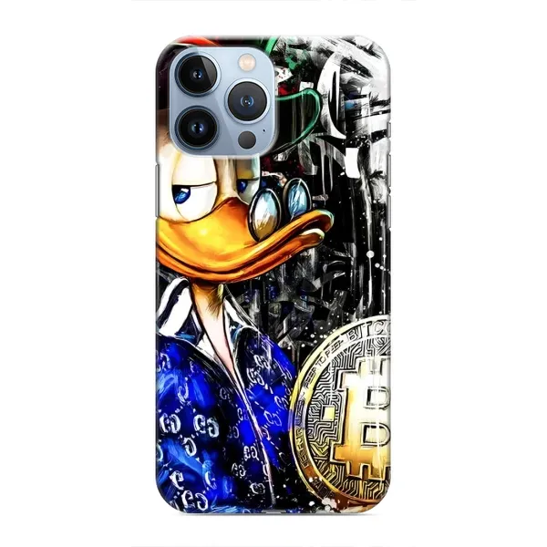 Чехол с принтом «Биткойн Скрудж» для iPhone 13 Pro