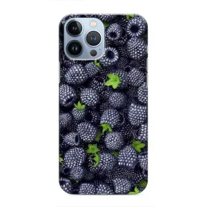 Чехлы с Фруктами для iPhone 13 Pro (VPrint) (Ежевика)