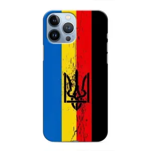 Украинские Чехлы для iPhone 13 Pro с картинкой УПА (AlphaPrint) (Флаг УПА)