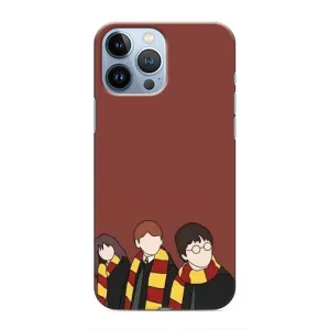 Чехлы с Гарри Поттером для iPhone 13 Pro (AlphaPrint) (Гарри с друзьями)