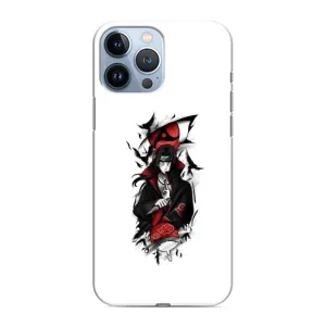 Чехлы на тему: Итачи Учиха для iPhone 13 Pro (AlphaPrint) (Итачи с атрибутами)