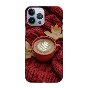 Чехол с уникальным дизайном «Осень с кофе» для iPhone 13 Pro