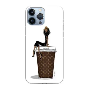 Чехлы Луи Витон для iPhone 13 Pro (AlphaPrint - LOUIS VUITTON) (кофе LOUIS VUITTON)