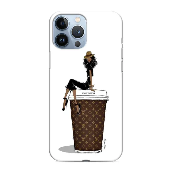 Чохол з принтом «кава LOUIS VUITTON» для iPhone 13 Pro