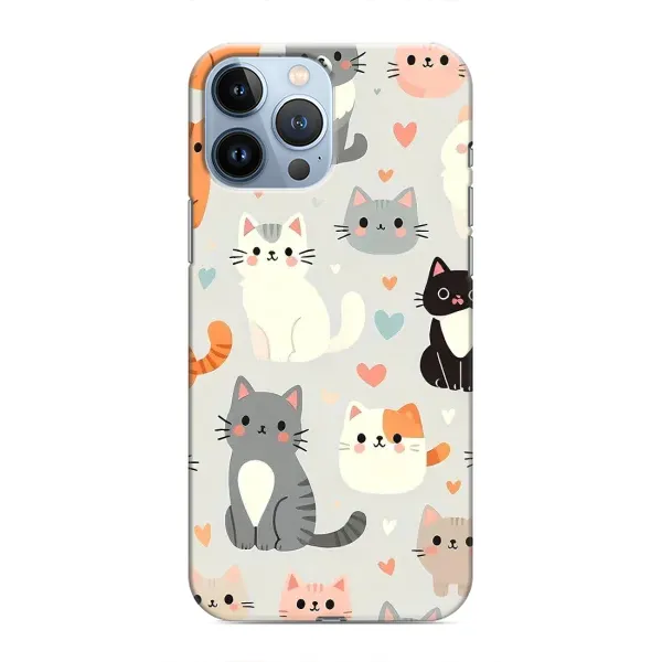 Чохол з принтом «Колаж котів» для iPhone 13 Pro