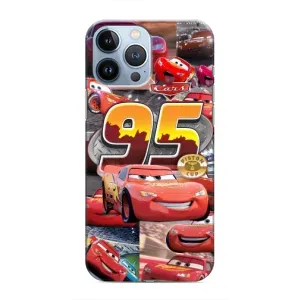 Силиконовый чехол Маквин для iPhone 13 Pro (Коллаж Молния Маквин)