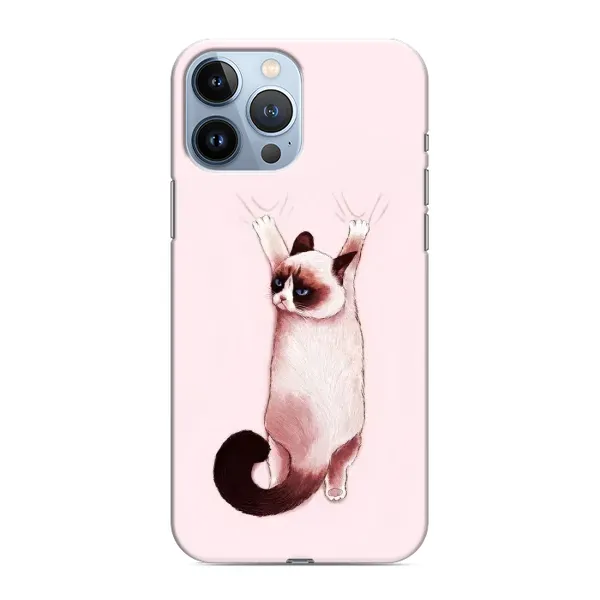Чехол с принтом «Котик падает» для iPhone 13 Pro