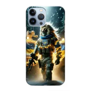 Чохол з принтом «ЛЕВ ЗСУ» для iPhone 13 Pro