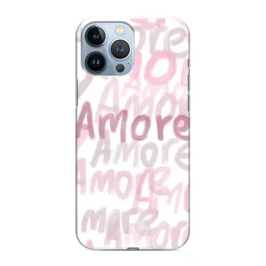 Чехол с розовым рисунком для iPhone 13 Pro