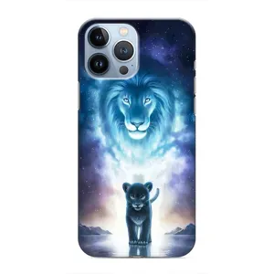 Чехол со Львом для iPhone 13 Pro (VPrint) (Маленький лев)
