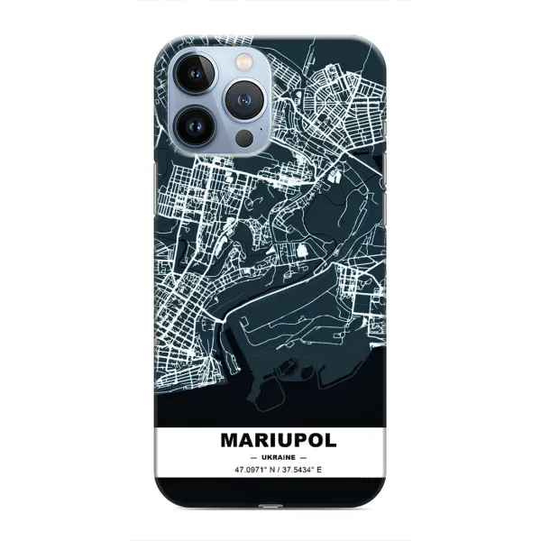 Чехол с принтом «Мариуполь» для iPhone 13 Pro