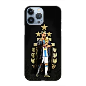 Чехлы для iPhone 13 Pro (Leo чемпион) (AlphaPrint) (Месси Король)