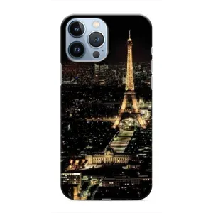 Чехол Эйфелева Башня для iPhone 13 Pro - (AlphaPrint) (Ночной Париж)