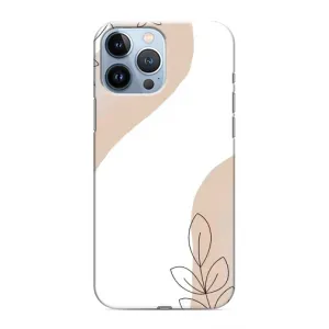 Силиконовый чехол с принтом в цветах на iPhone 13 Pro