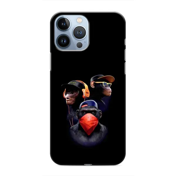 Чохол з принтом «Три мавпи» для iPhone 13 Pro