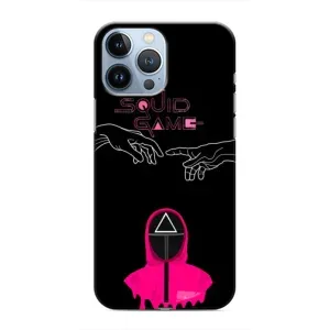 Чехол Гра в кальмара для iPhone 13 Pro (Минимализм Игра кальмара)