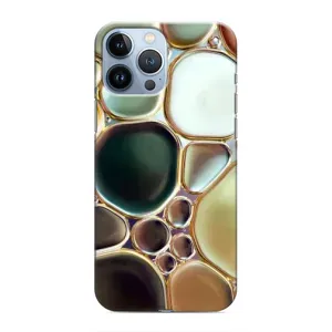 Мраморный чехол на iPhone 13 Pro (VPrint) (Радужный Мрамор)
