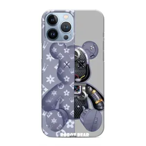 Крутые Чехлы Луи Виттон для iPhone 13 Pro (AlphaPrint) (Робот Мишка)