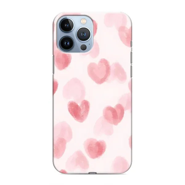 Чохол з принтом «Рожеві сердечки» для iPhone 13 Pro