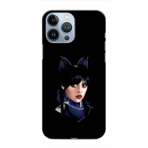 Чехлы Венсдей на iPhone 13 Pro Уэнсдей (AlphaPrint) (серьезная Уэнздей)