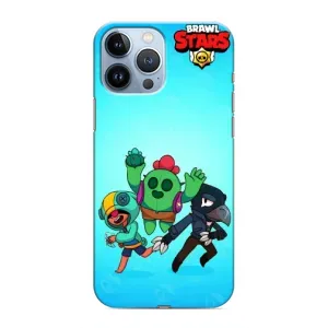 Чехлы Brawl Stars для iPhone 13 Pro (AlphaPrint) (Трио героев)