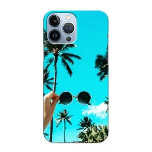 Силиконовый чехол с КАРТИНКАМИ лето для iPhone 13 Pro (AlphaPrint) (Взгляд лето)