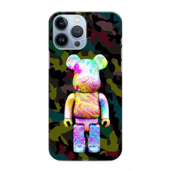 Чохол з принтом «Яскравий Bearbrick» для iPhone 13 Pro