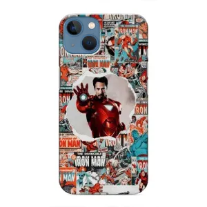 Чохли з героями Марвел iPhone 13 (VPrint) (Айронмен)