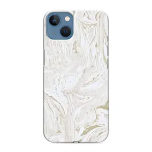 Мраморний чехол на iPhone 13 (VPrint) (Білий мрамор)